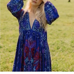 Bohemian luxury maxi dress